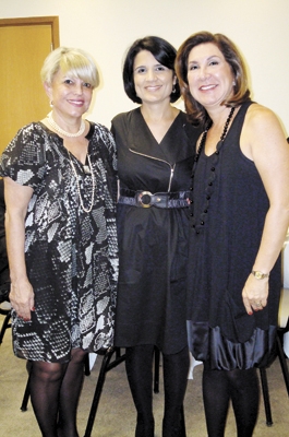 Neuza Coelho, Márcia Helena Gomes e Maria Helena Bagueira Leal Coelho (aniversaria domingo)